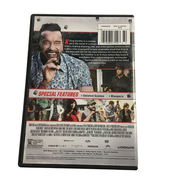 LIONSGATE: KILLING GUNTHER DVD ARNOLD SCHWARZENEGGER - Picture 2 of 4